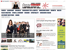 Tablet Screenshot of conscious-manager.com